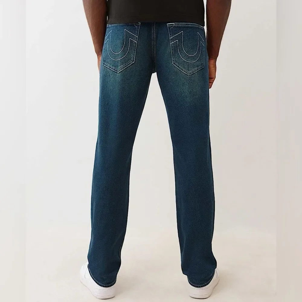 NWT True Religion Ricky Men's Straight Jeans W34/L34